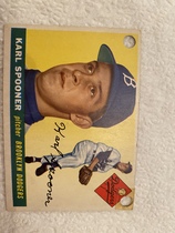 1955 Topps Base Set #90 Karl Spooner