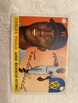 1955 Topps Base Set #97 Carlos Paula