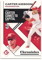 2019 Panini Chronicles #48 Carter Kieboom