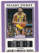 2019 Panini Contenders Draft Picks #40 Magic Johnson