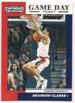 2019 Panini Contenders Draft Picks Game Day Ticket #21 Brandon Clarke