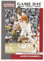 2019 Panini Contenders Draft Picks Game Day Ticket #34 Jalen Mcdaniels