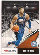2019 Panini NBA Hoops Lights Camera Action #6 Ben Simmons