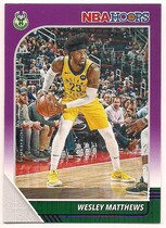 2019 Panini NBA Hoops Purple #75 Wesley Matthews