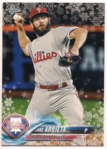 2018 Topps Holiday Metallic Snowflake #HMW90 Jake Arrieta