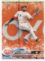 2018 Topps Holiday Metallic Snowflake #HMW163 Billy Hamilton