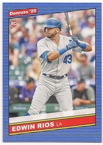 2020 Donruss Base Set #249 Edwin Rios