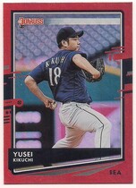 2020 Donruss Holo Red #194 Yusei Kikuchi