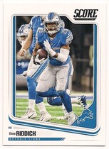 2018 Score Base Set #111 Theo Riddick