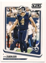 2018 Score Base Set #175 Greg Zuerlein