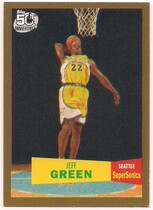 2007 Topps 1957-58 Variations Gold #115 Jeff Green
