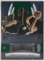 2009 Panini Prestige Prestigious Pros Green #44 Tony Parker