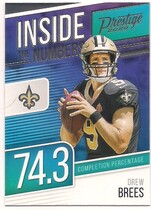 2020 Panini Prestige Inside the Numbers #4 Drew Brees