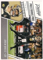 2020 Panini Prestige Prestigious Pros #2 Drew Brees