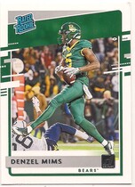 2020 Panini Chronicles Draft Picks Donruss Rated Rookies #11 Denzel Mims