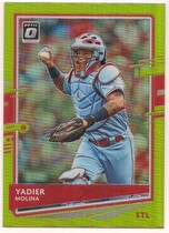2020 Donruss Optic Lime Green #102 Yadier Molina