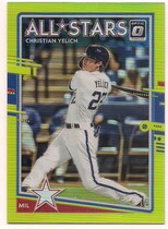 2020 Donruss Optic Lime Green #198 Christian Yelich
