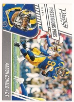 2020 Panini Prestige Prestigious Pros #19 Aaron Donald
