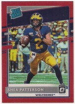 2020 Panini Chronicles Draft Picks Optic Rated Rookies Red #23 Shea Patterson