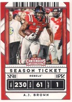 2020 Panini Contenders Draft Picks #1 A.J. Brown