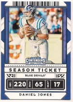 2020 Panini Contenders Draft Picks #23 Daniel Jones