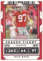 2020 Panini Contenders Draft Picks #75 Nick Bosa