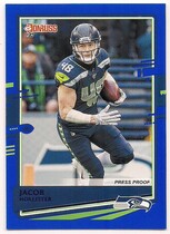 2020 Donruss Press Proof Blue #228 Jacob Hollister