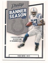 2017 Panini Prestige Banner Season #5 Reggie Wayne