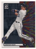 2020 Donruss Optic Stained Glass #2 Christian Yelich