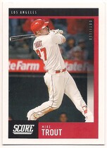 2020 Panini Chronicles Score #21 Mike Trout