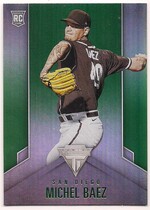 2020 Panini Chronicles Titanium Green #6 Michel Baez