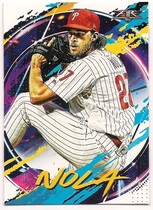 2020 Topps Fire #51 Aaron Nola