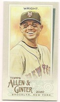 2020 Topps Allen & Ginter Mini #148 David Wright