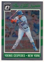 2017 Donruss Optic The Elite Series #19 Yoenis Cespedes