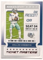 2020 Panini Rookies & Stars Ticket Masters #10 Dak Prescott