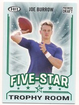 2020 SAGE Hit Premier Draft Green #93 Joe Burrow