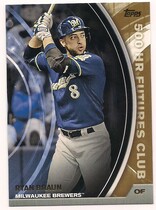 2016 Topps Update 500 HR Futures Club Gold #500-3 Ryan Braun