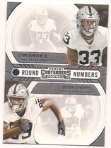 2020 Panini Contenders Round Numbers #8 Bryan Edwards|Lynn Bowden Jr.
