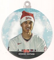 2020 Topps Holiday Oversized Ornaments Die-Cut #WHO-SO Shohei Ohtani
