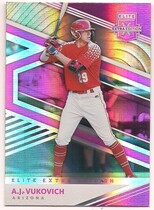 2020 Panini Elite Extra Edition Pink #126 A.J. Vukovich