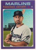 2020 Topps Heritage High Number Chrome Hot Box Refractor #THC-532 Francisco Cervelli