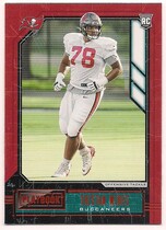2020 Panini Playbook Orange #146 Tristan Wirfs