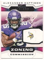 2020 Panini Playbook Zoning Commission #12 Alexander Mattison