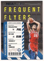 2020 Panini NBA Hoops Frequent Flyers #10 Ben Simmons
