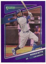 2021 Donruss Holo Purple #177 Mookie Betts