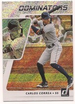 2021 Donruss Dominators Rapture #DOM5 Carlos Correa