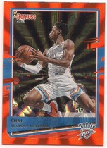 2020 Donruss Orange Laser #195 Shai Gilgeous-Alexander