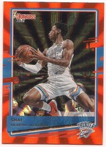 2020 Donruss Orange Laser #195 Shai Gilgeous-Alexander