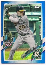 2021 Topps Opening Day Opening Day Edition (Blue Foil) #186 Mark Canha