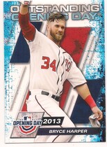 2021 Topps Opening Day Outstanding Opening Days #OOD-4 Bryce Harper